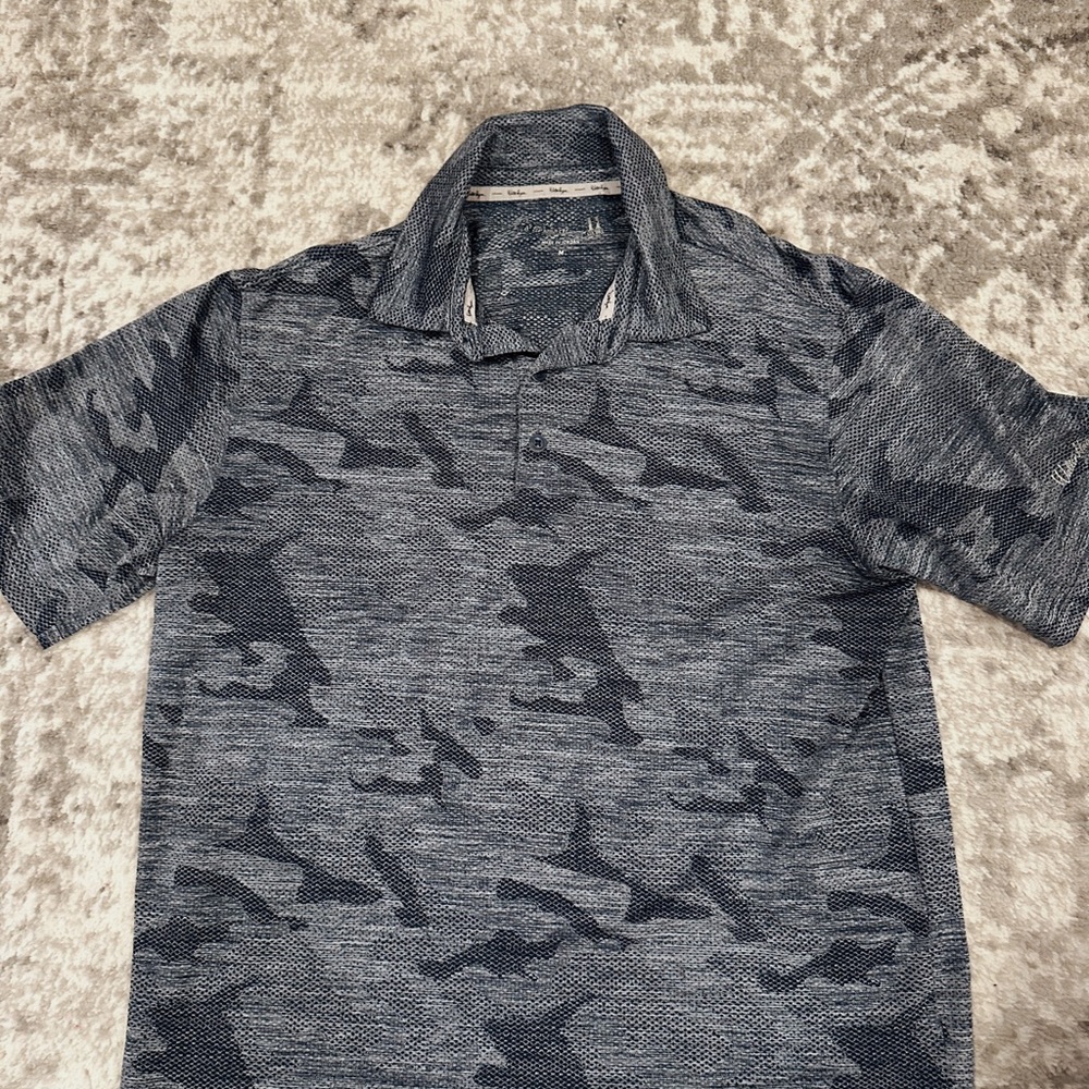 Walter Hagen Gray Camouflage Polo Shirt